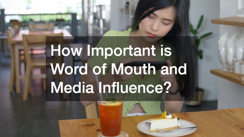 How Important is Word of Mouth and Media Influence?