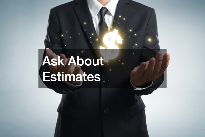 Ask About Estimates