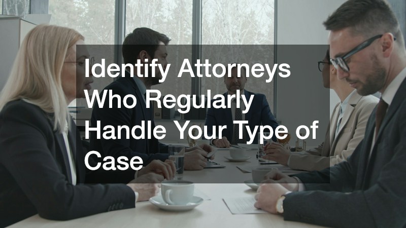 Identify Attorneys Who Regularly Handle Your Type of Case
