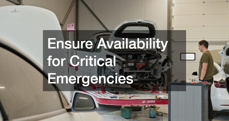 Ensure Availability for Critical Emergencies