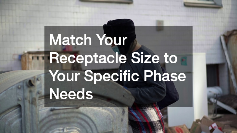 Match Your Receptacle Size to Your Specific Phase Needs