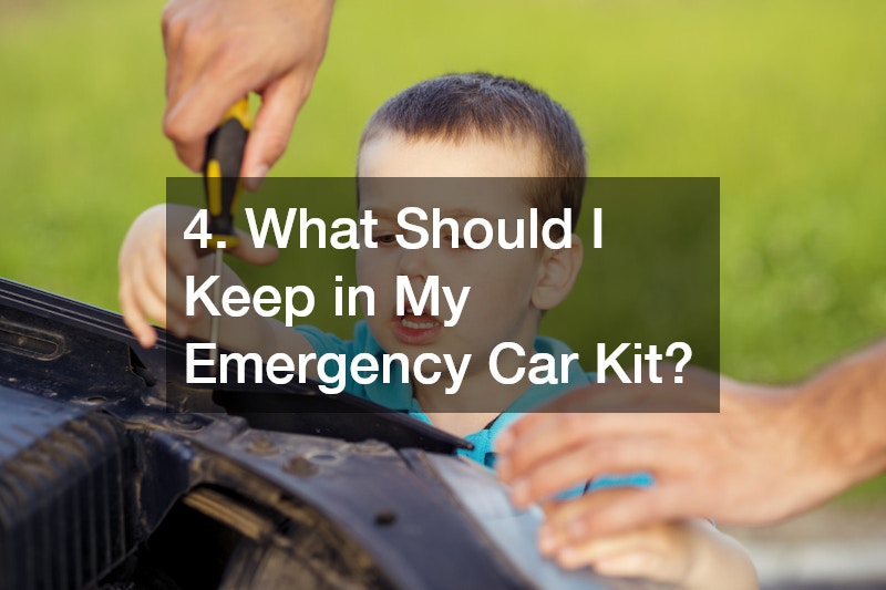 4. What Should I Keep in My Emergency Car Kit?