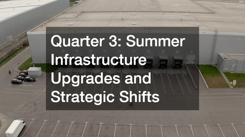 Quarter 3: Summer Infrastructure Upgrades and Strategic Shifts