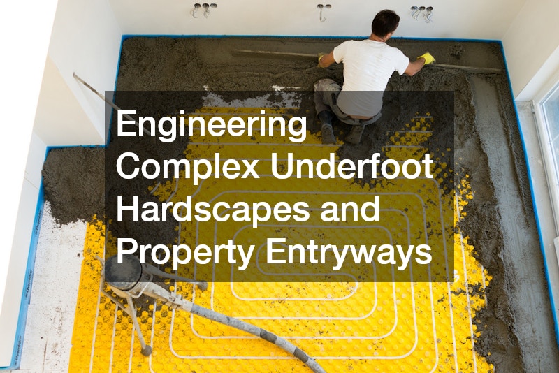 Engineering Complex Underfoot Hardscapes and Property Entryways
