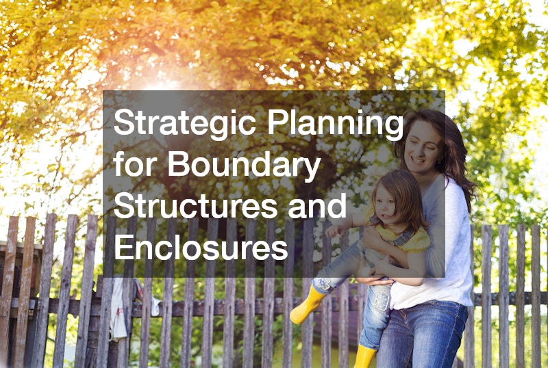 Strategic Planning for Boundary Structures and Enclosures