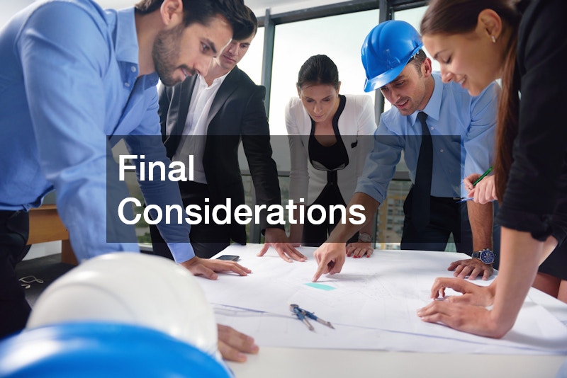 Final Considerations