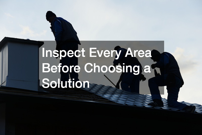 Inspect Every Area Before Choosing a Solution