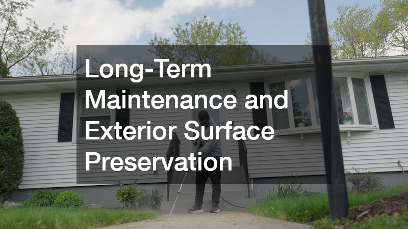 Long-Term Maintenance and Exterior Surface Preservation