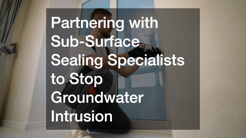 Partnering with Sub-Surface Sealing Specialists to Stop Groundwater Intrusion