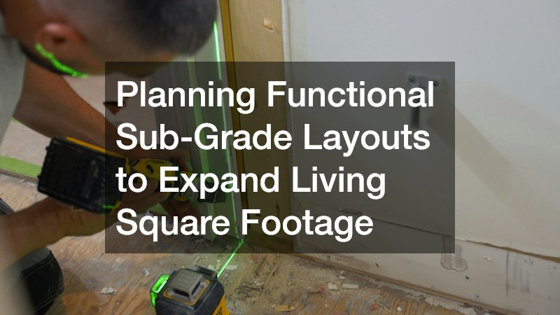 Planning Functional Sub-Grade Layouts to Expand Living Square Footage