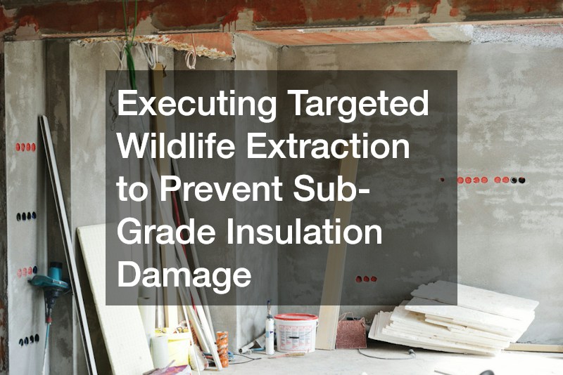 Executing Targeted Wildlife Extraction to Prevent Sub-Grade Insulation Damage