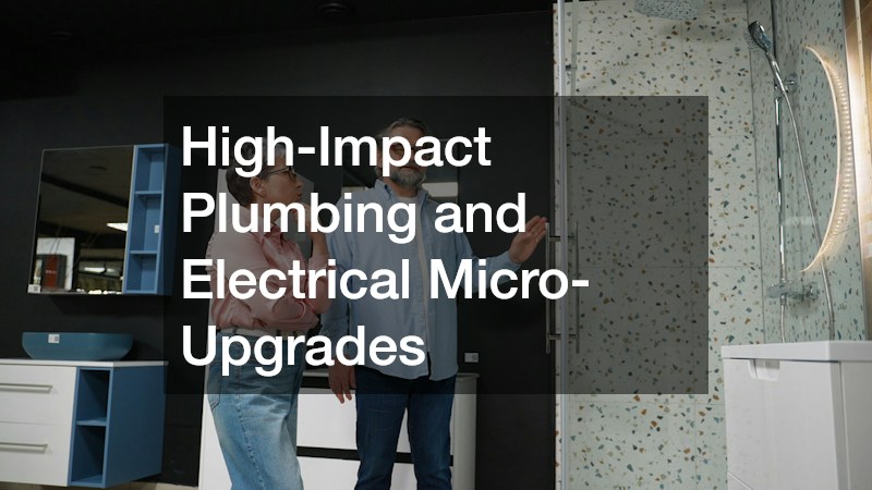 High-Impact Plumbing and Electrical Micro-Upgrades