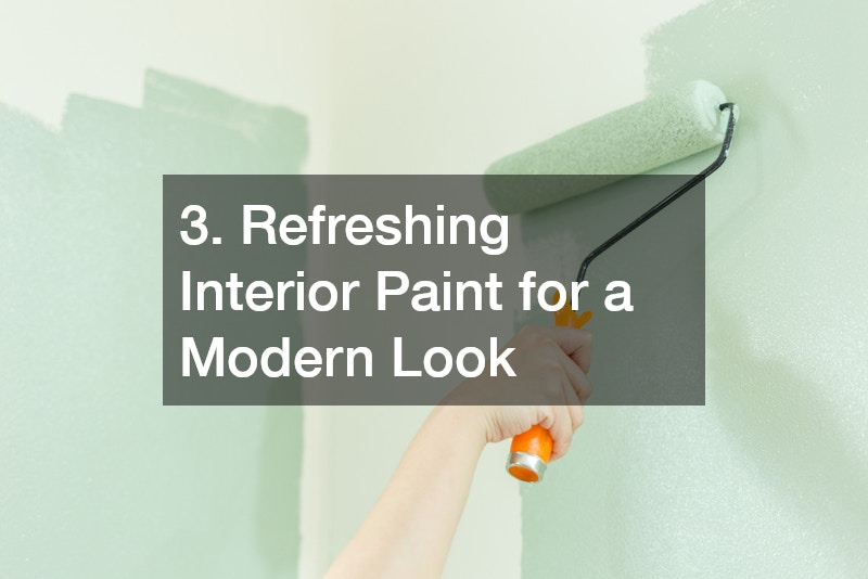 3. Refreshing Interior Paint for a Modern Look