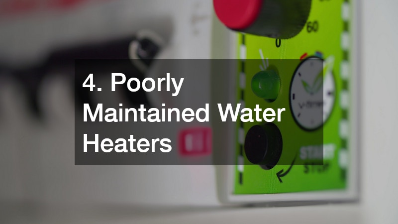 4. Poorly Maintained Water Heaters