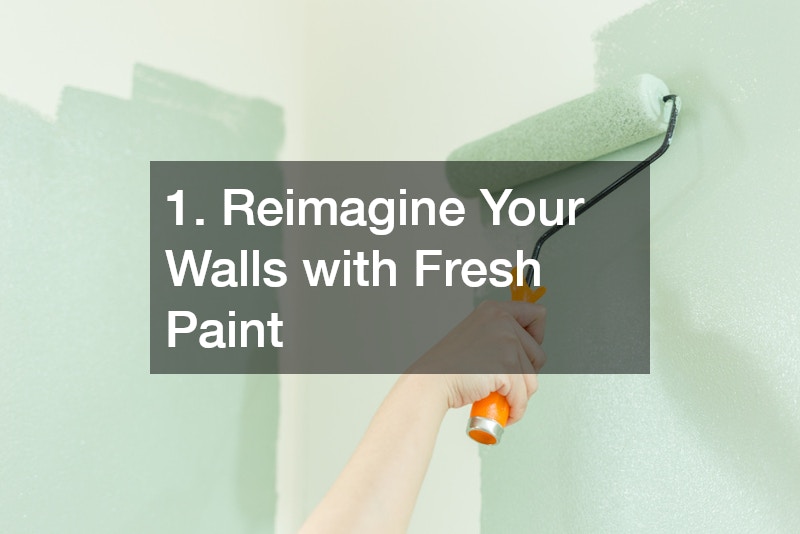 1. Reimagine Your Walls with Fresh Paint