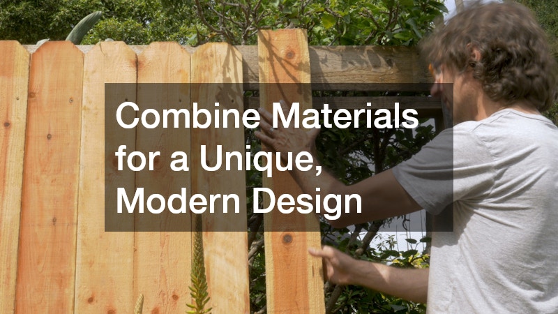 Combine Materials for a Unique, Modern Design