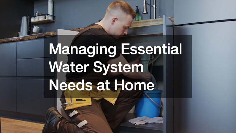 Managing Essential Water System Needs at Home