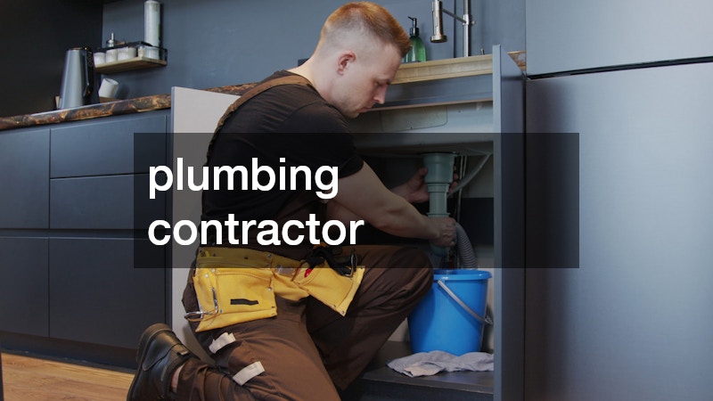 plumbing contractor