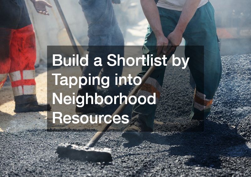 Build a Shortlist by Tapping into Neighborhood Resources