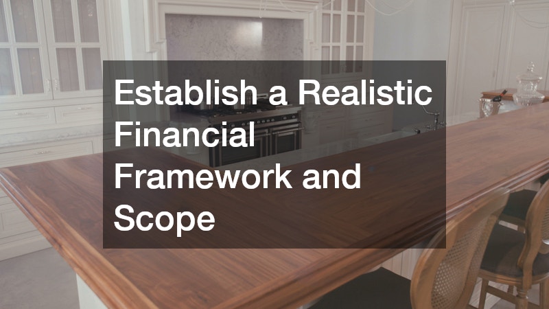 Establish a Realistic Financial Framework and Scope