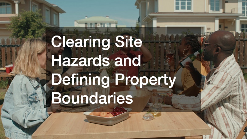Clearing Site Hazards and Defining Property Boundaries