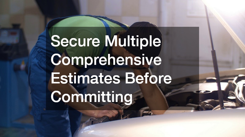 Secure Multiple Comprehensive Estimates Before Committing
