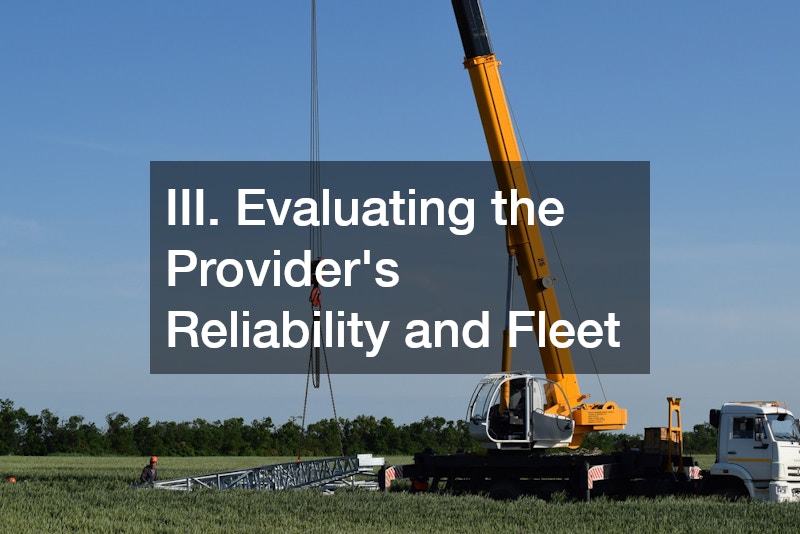 III. Evaluating the Provider