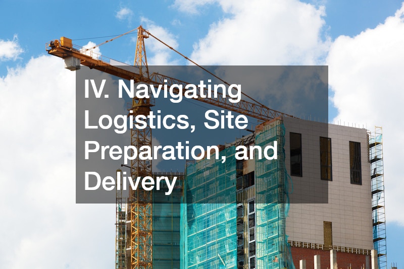 IV. Navigating Logistics, Site Preparation, and Delivery