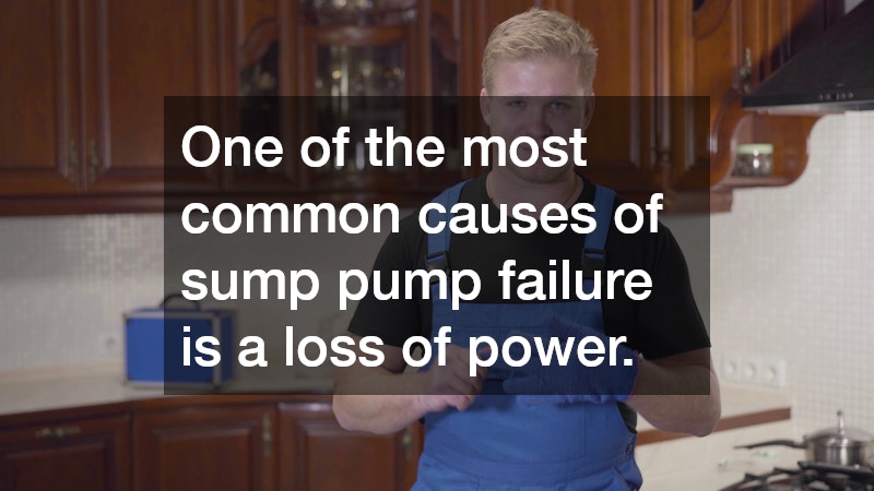 One of the most common causes of sump pump failure is a loss of power.