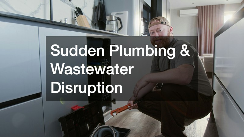 Sudden Plumbing & Wastewater Disruption