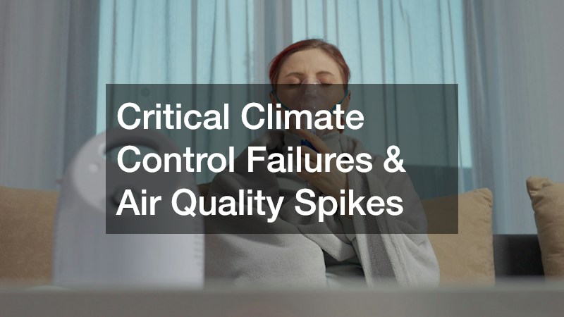 Critical Climate Control Failures & Air Quality Spikes