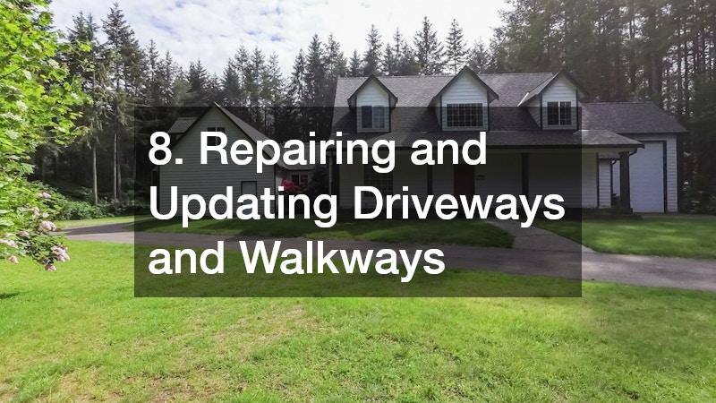 8. Repairing and Updating Driveways and Walkways