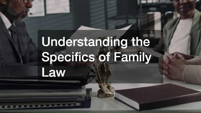 Understanding the Specifics of Family Law