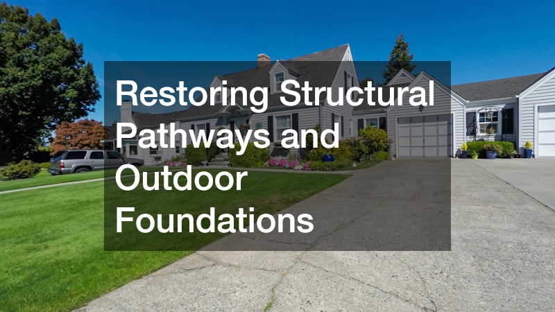 Restoring Structural Pathways and Outdoor Foundations