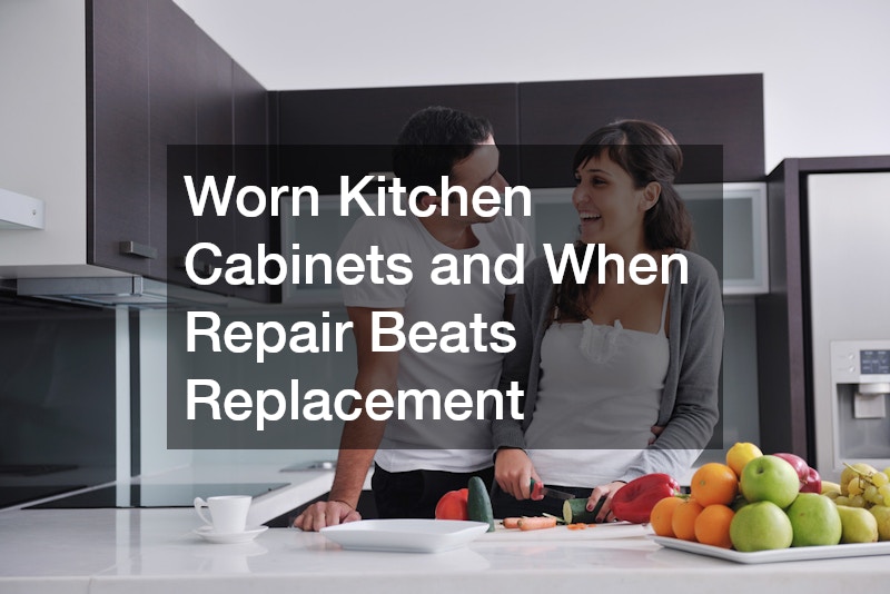 Worn Kitchen Cabinets and When Repair Beats Replacement