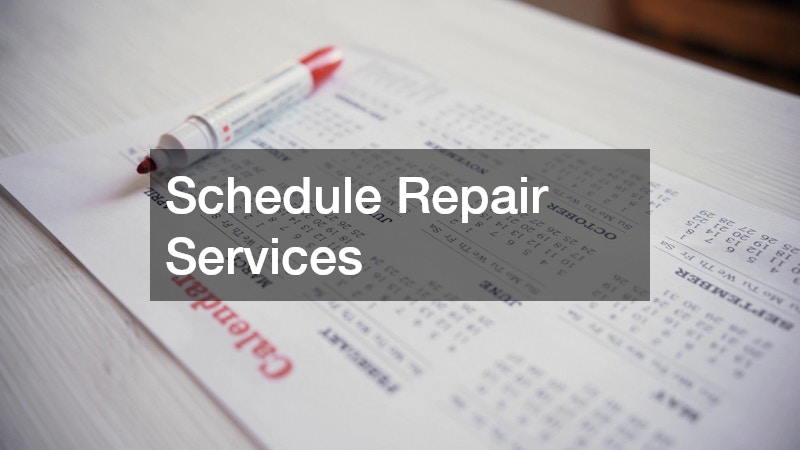 Schedule Repair Services