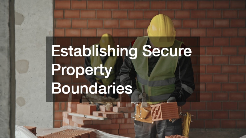 Establishing Secure Property Boundaries