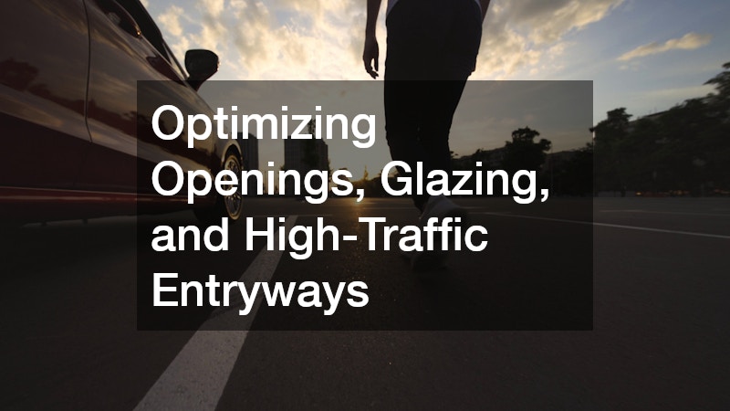 Optimizing Openings, Glazing, and High-Traffic Entryways