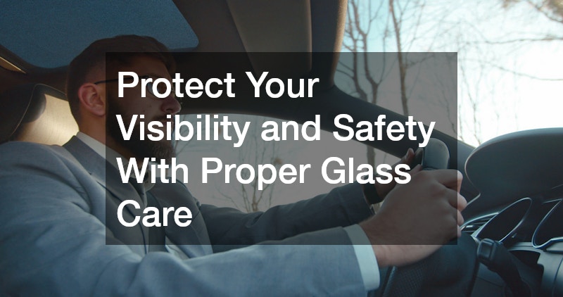 Protect Your Visibility and Safety With Proper Glass Care