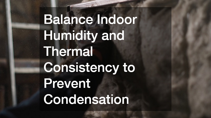 Balance Indoor Humidity and Thermal Consistency to Prevent Condensation