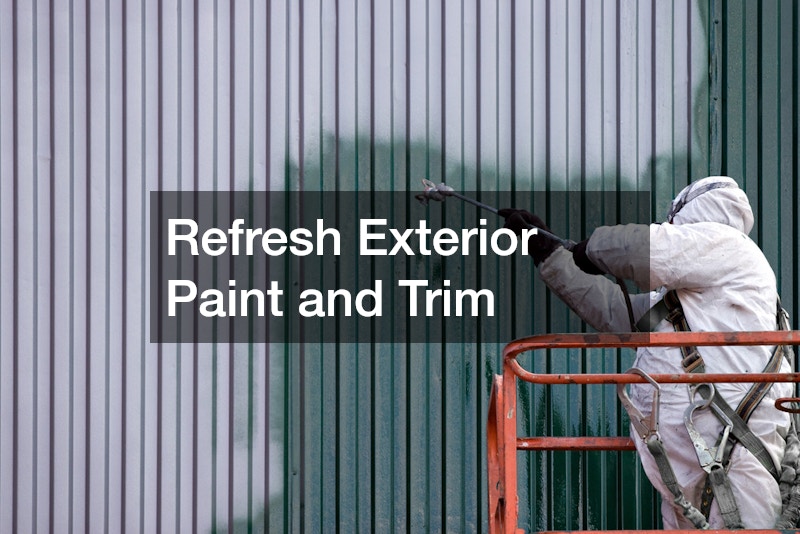 Refresh Exterior Paint and Trim