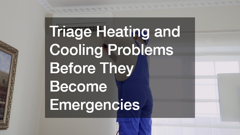 Triage Heating and Cooling Problems Before They Become Emergencies