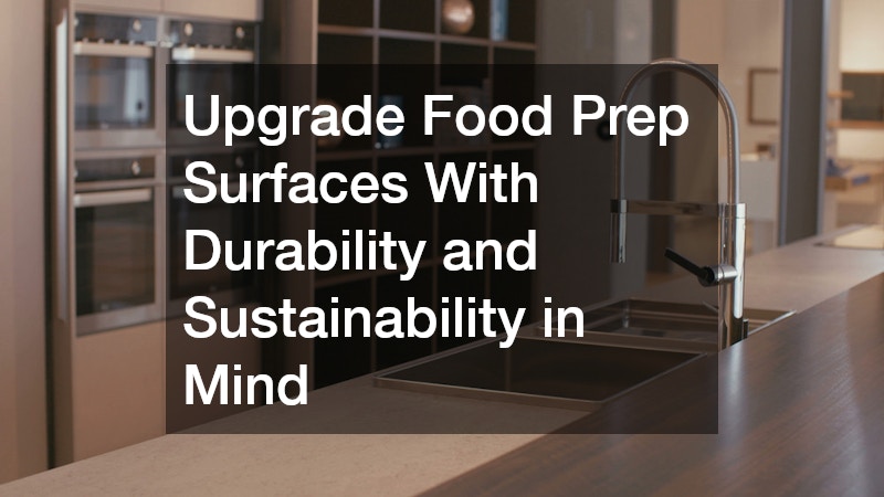 Upgrade Food Prep Surfaces With Durability and Sustainability in Mind