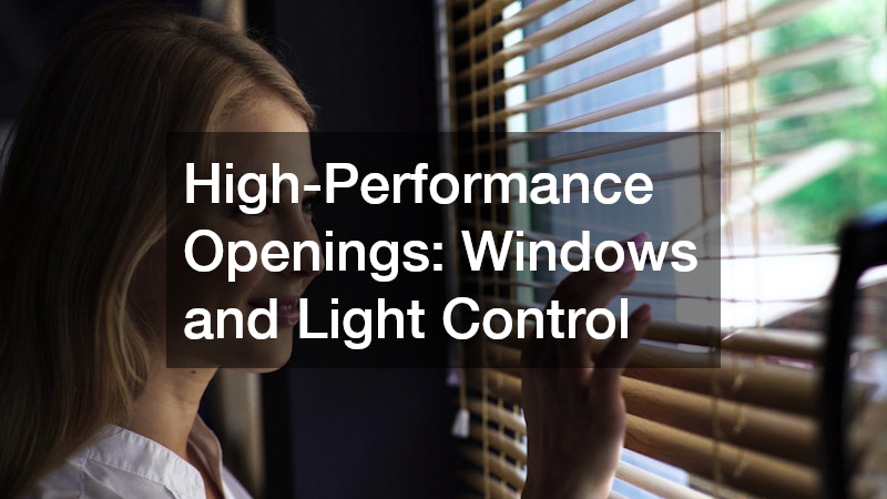 High-Performance Openings: Windows and Light Control