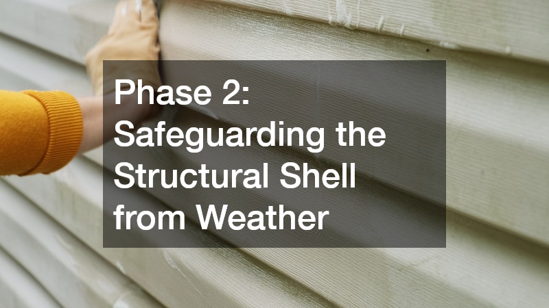 Phase 2: Safeguarding the Structural Shell from Weather