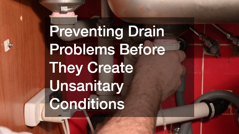 Preventing Drain Problems Before They Create Unsanitary Conditions