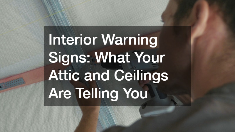Interior Warning Signs: What Your Attic and Ceilings Are Telling You