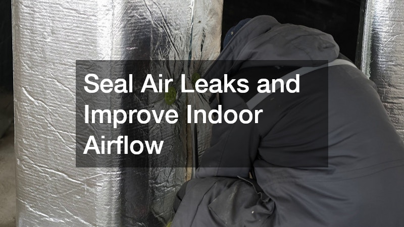 Seal Air Leaks and Improve Indoor Airflow