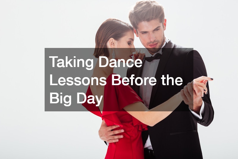 Taking Dance Lessons Before the Big Day