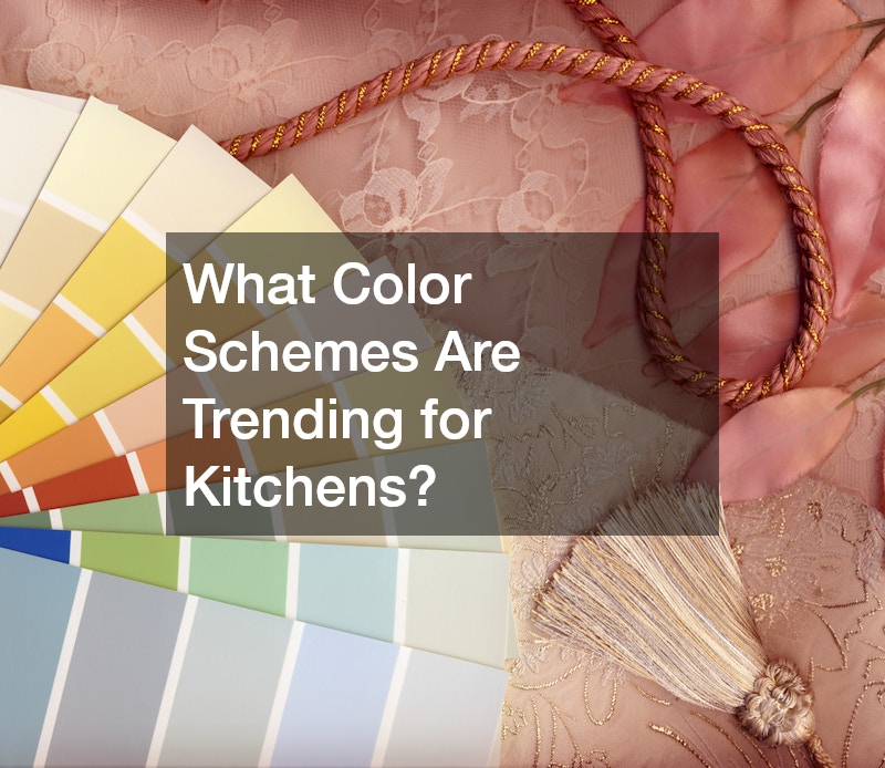 What Color Schemes Are Trending for Kitchens?